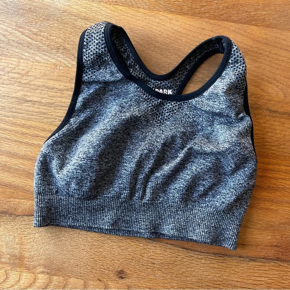 Ivy Park Dark Gray Sports Bra women’s size XXS athletic sporty gym